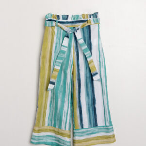 Pantalón Culotte Rayas -V2566