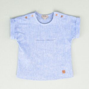 Camisa Lino Bolsillo -54090