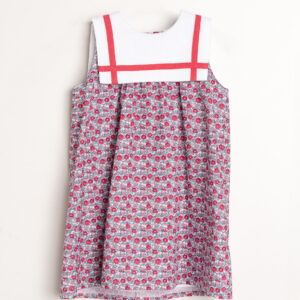 VESTIDO MARINERO FLORES -V2523