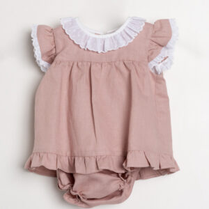 Faldón lino nude -V2572