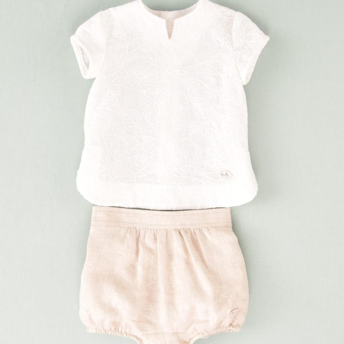 CONJUNTO BORDADO BEBE